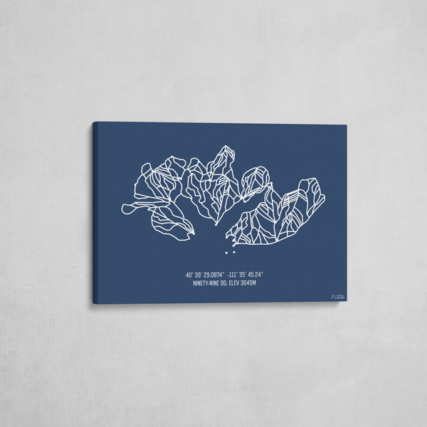 canyons wrapped canvas