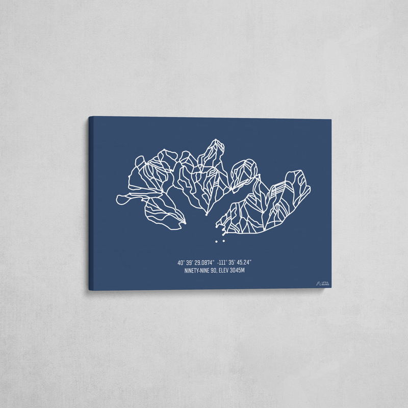 canyons wrapped canvas