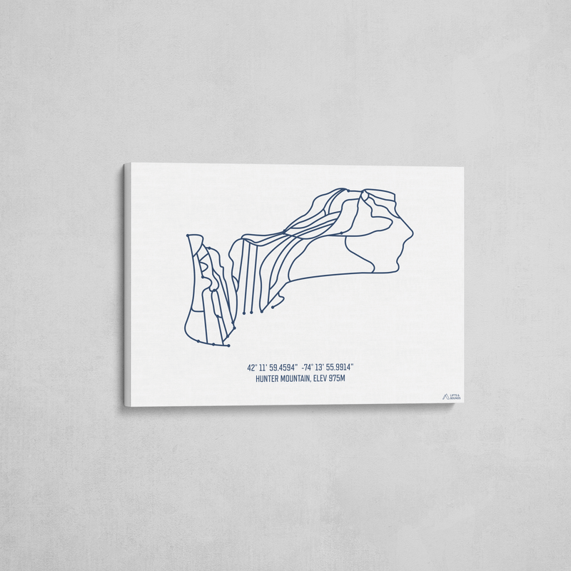 hunter mountain wrapped canvas