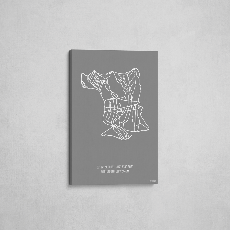 kicking horse wrapped canvas