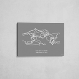 laax wrapped canvas