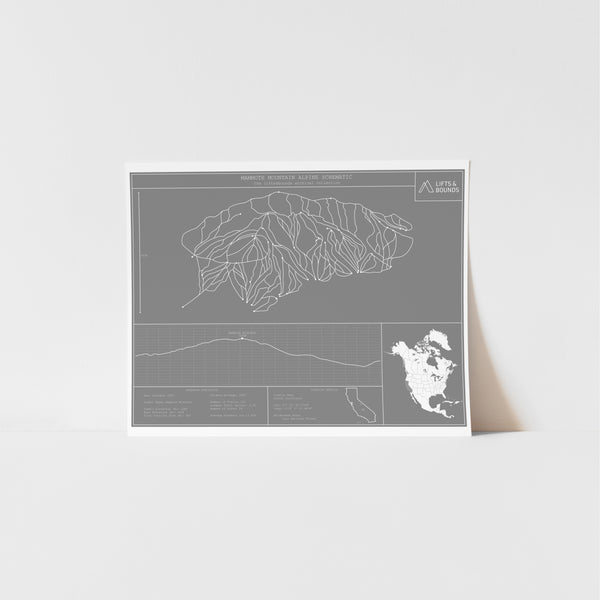 mammoth mountain archival print