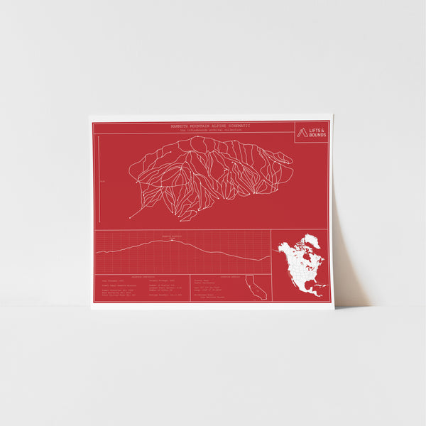 mammoth mountain archival print