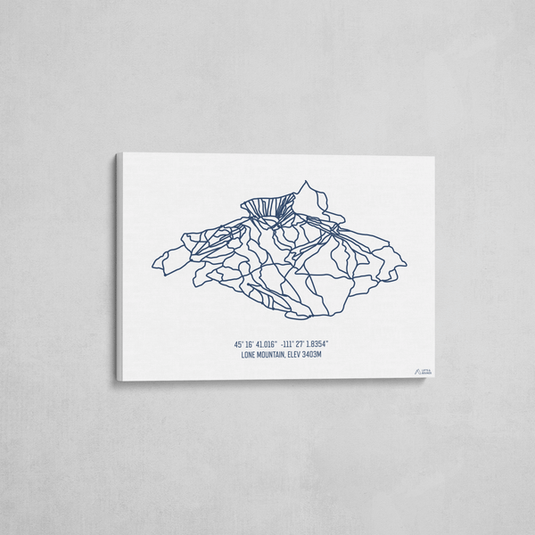 moonlight basin wrapped canvas