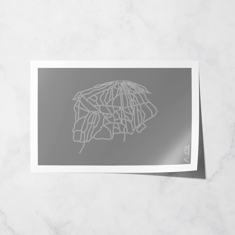 mount snow basic print