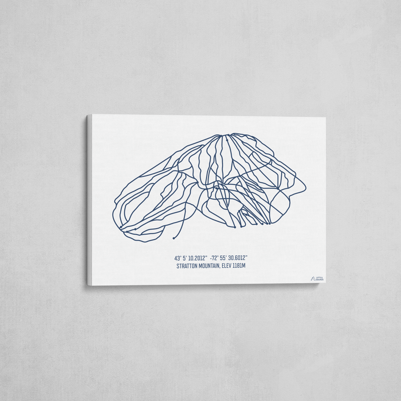 stratton mountain wrapped canvas