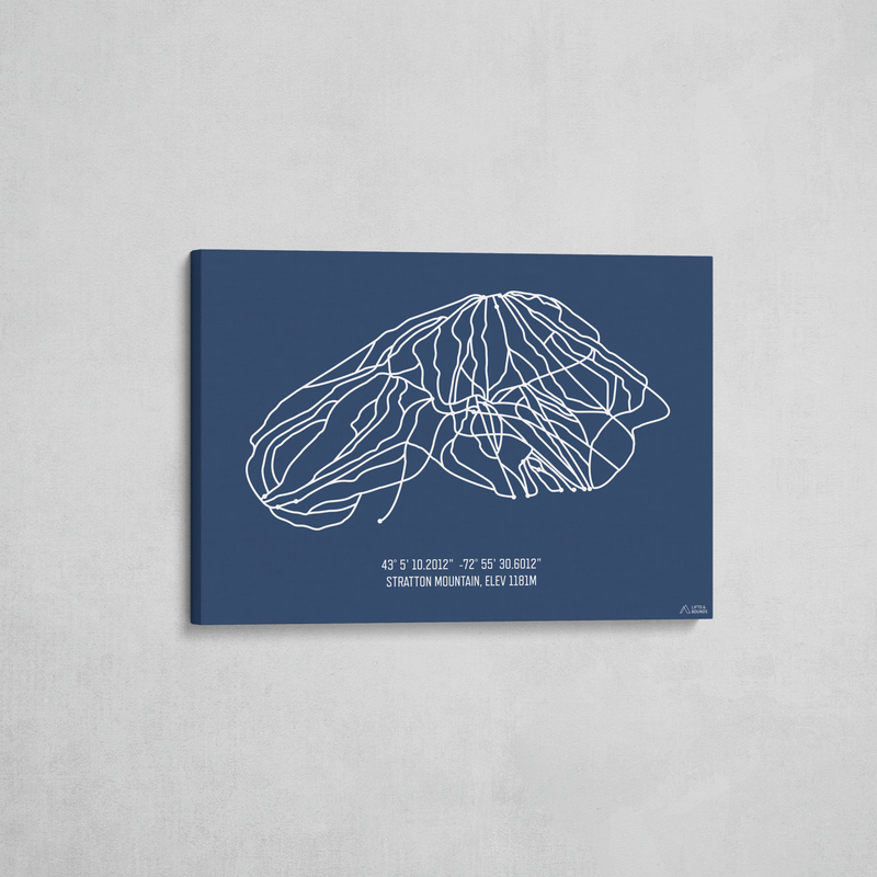 stratton mountain wrapped canvas