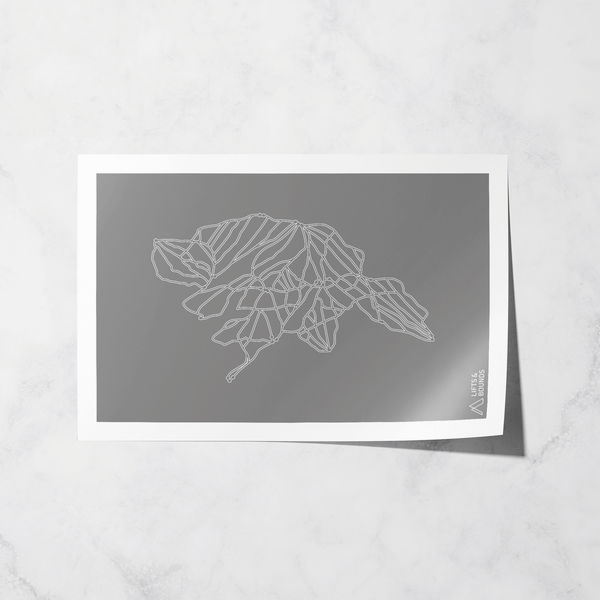 sun valley bald mountain basic print