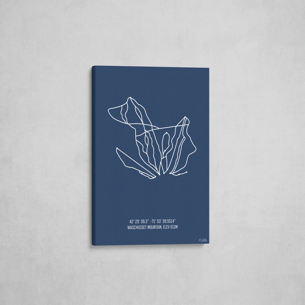 wachusett mountain wrapped canvas