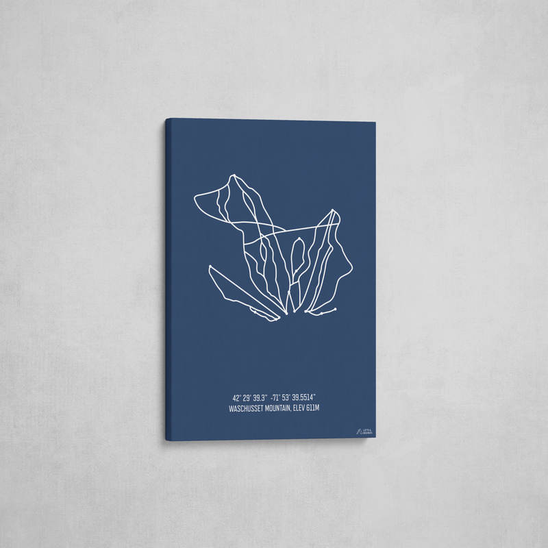 wachusett mountain wrapped canvas